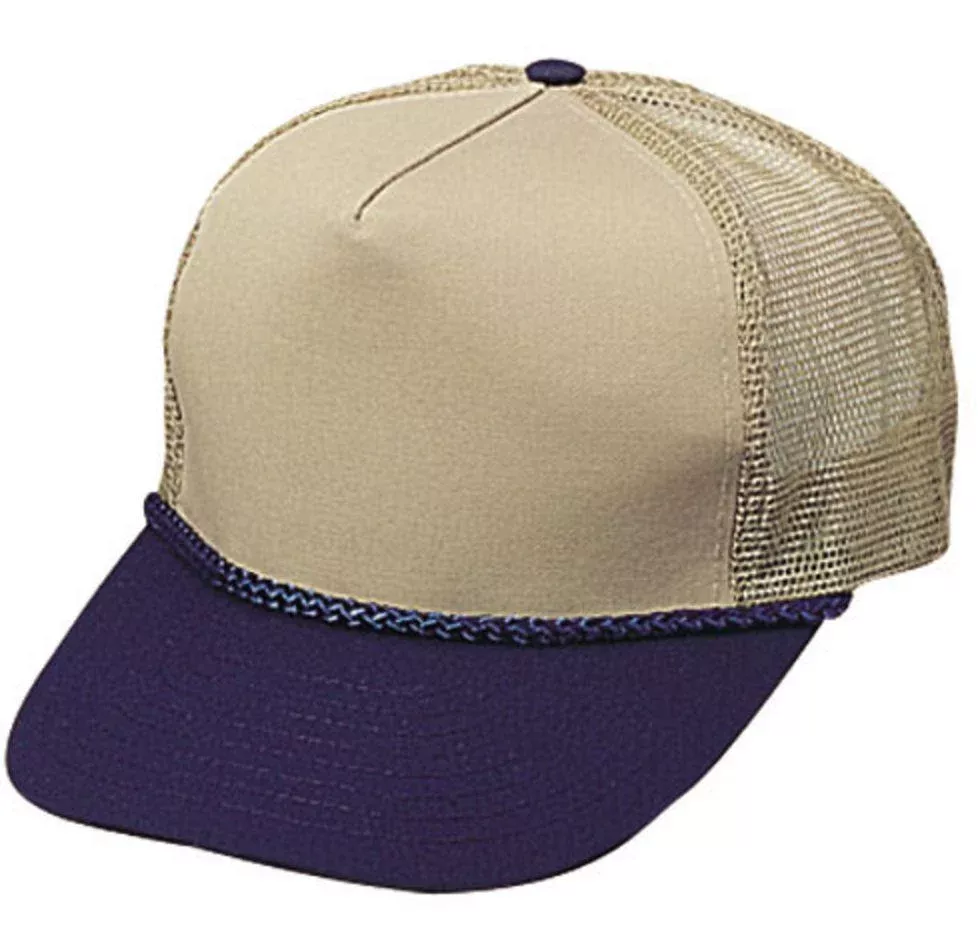 1 Dozen 5 Panel Trucker Baseball Cotton Mesh Braid Hats Caps Wholesale Bulk