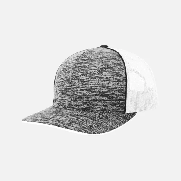 106C Pacific Headwear Aggressive Heather Trucker Snapback Cap