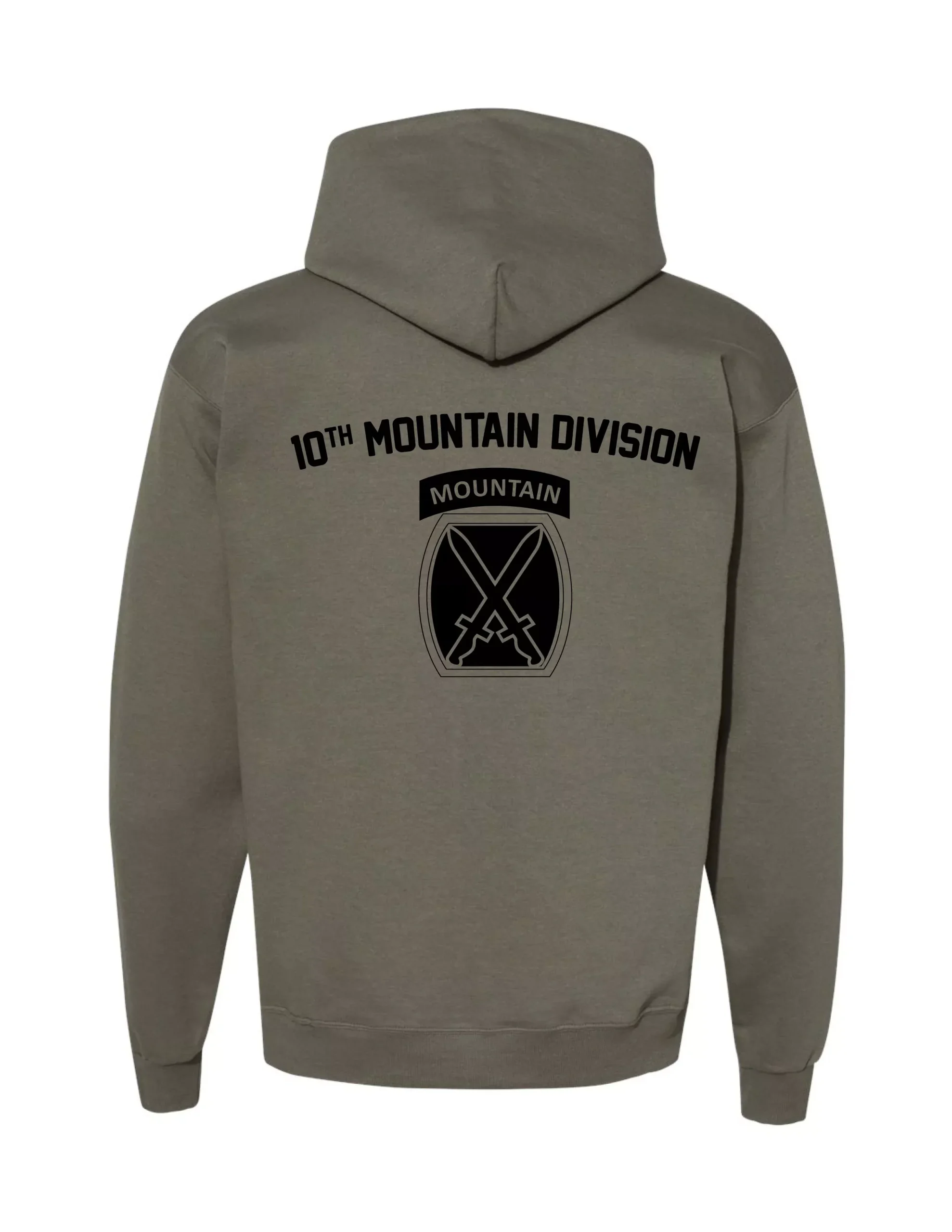 10th Mountain Hoodie (Military Green)