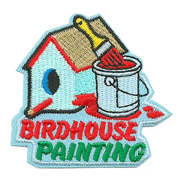 12 Pieces - Birdhouse Painting Patch - Free Shipping