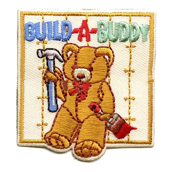 12 Pieces - Build A Buddy Patch - Free Shipping
