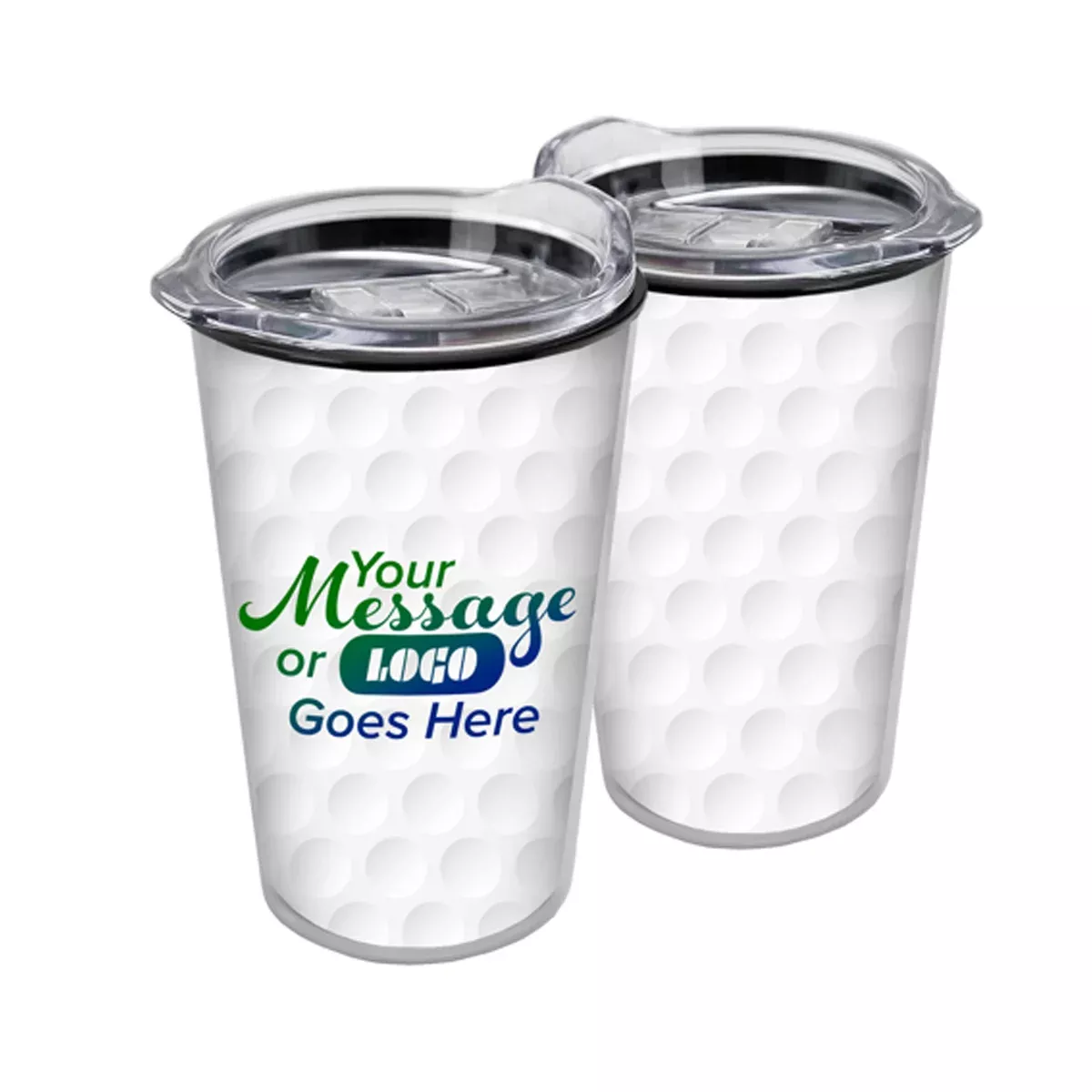 14 oz. Transparent Tumbler with Digital Paper Insert, Full Color