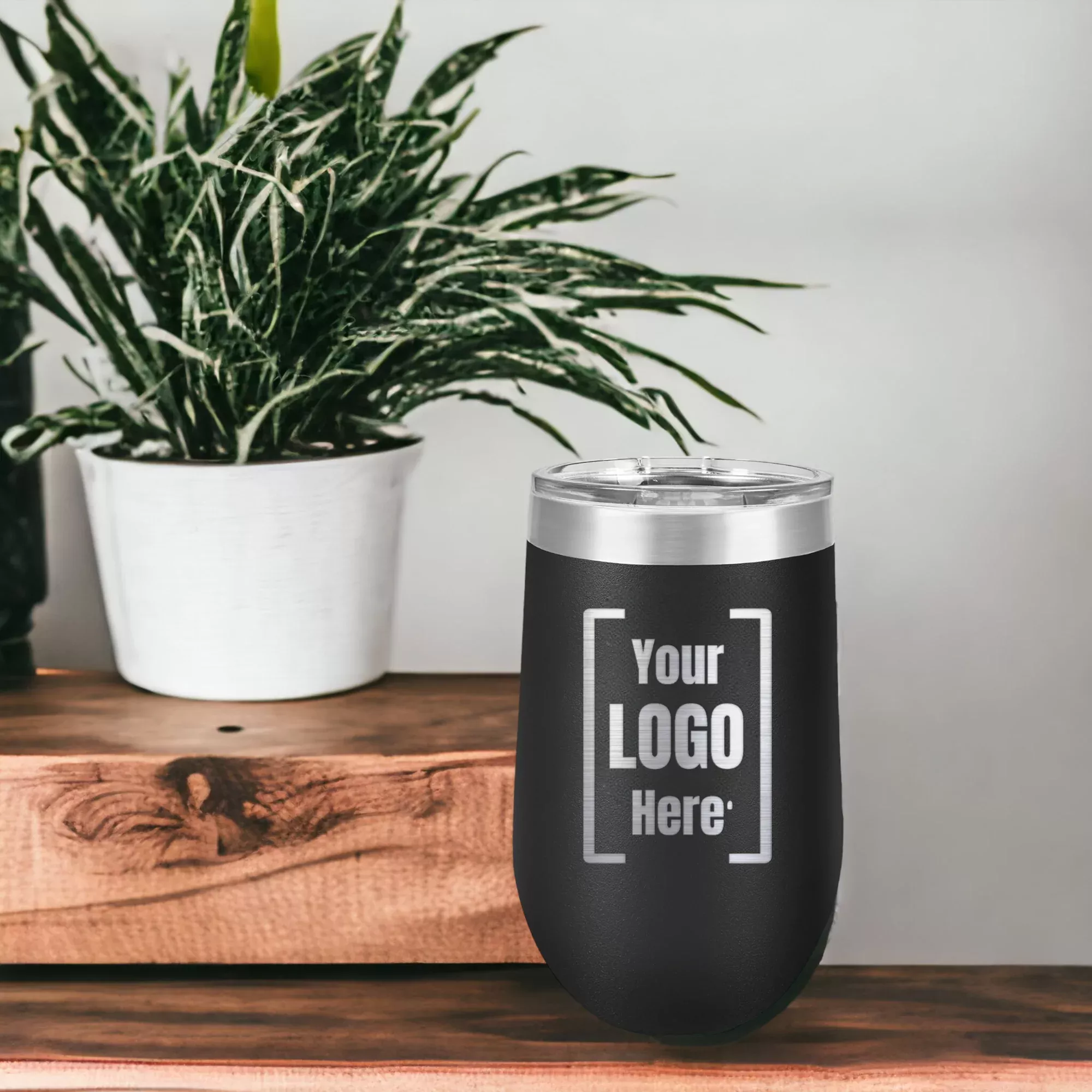 16 oz. Vacuum Insulated Stemless Tumbler with Lid
