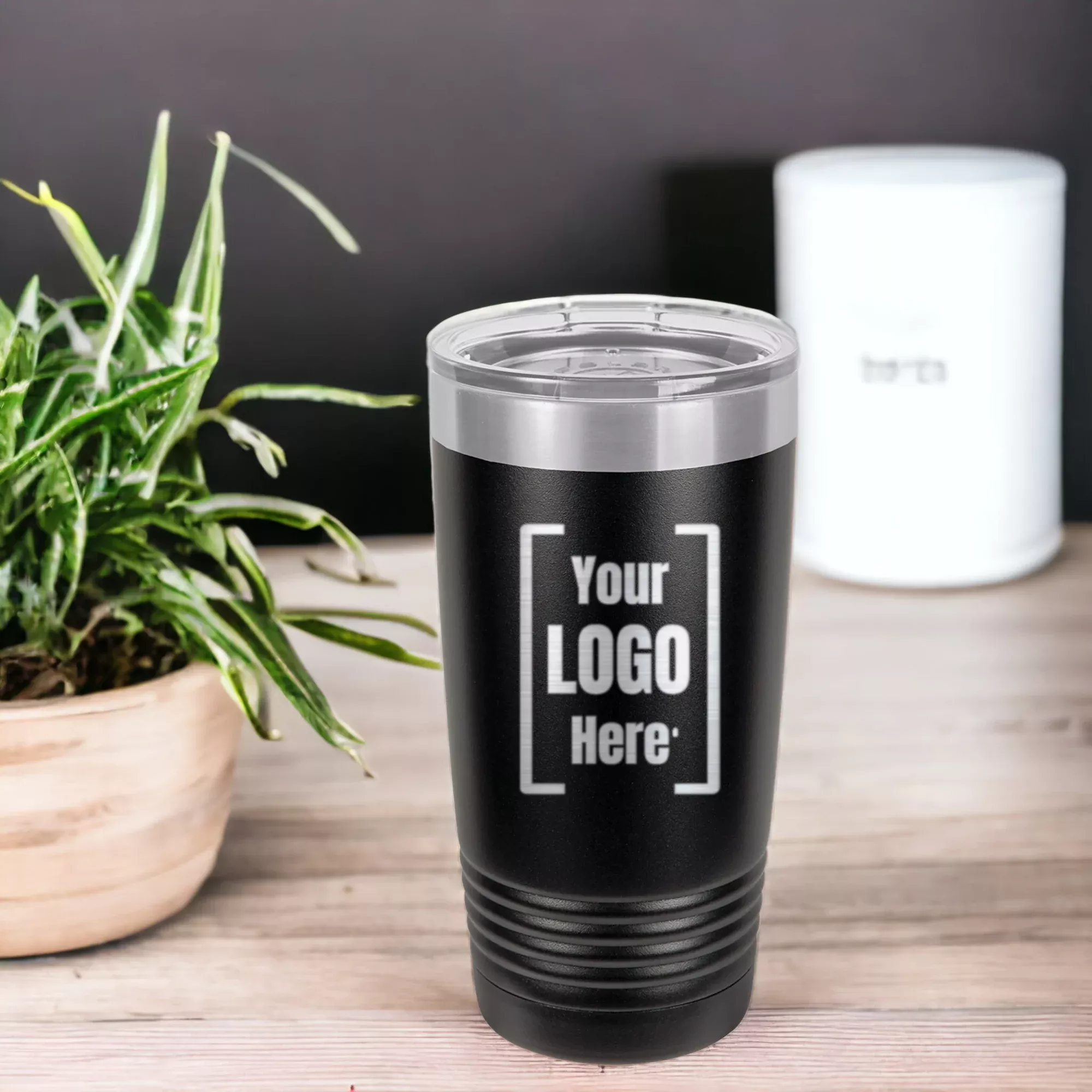 20 oz. Vacuum Insulated Ringneck Tumbler with Clear Slider Lid