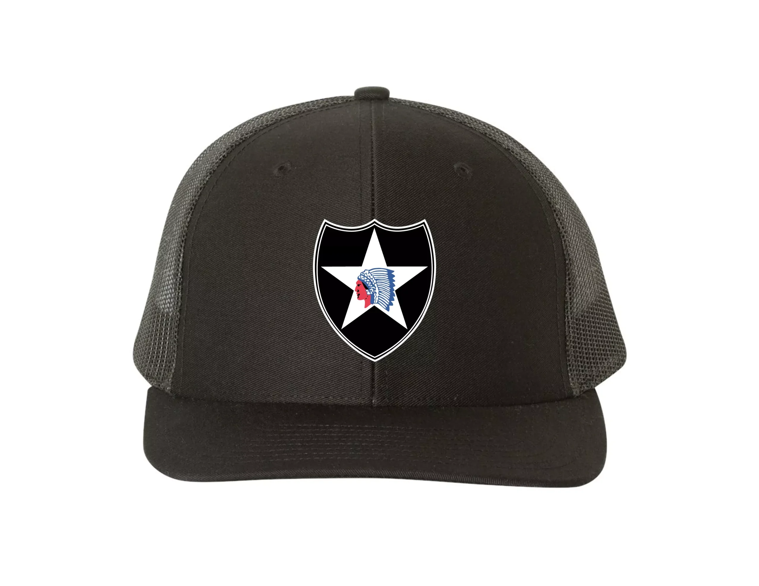 2nd Infantry Richardson 112 Trucker Hat - Black