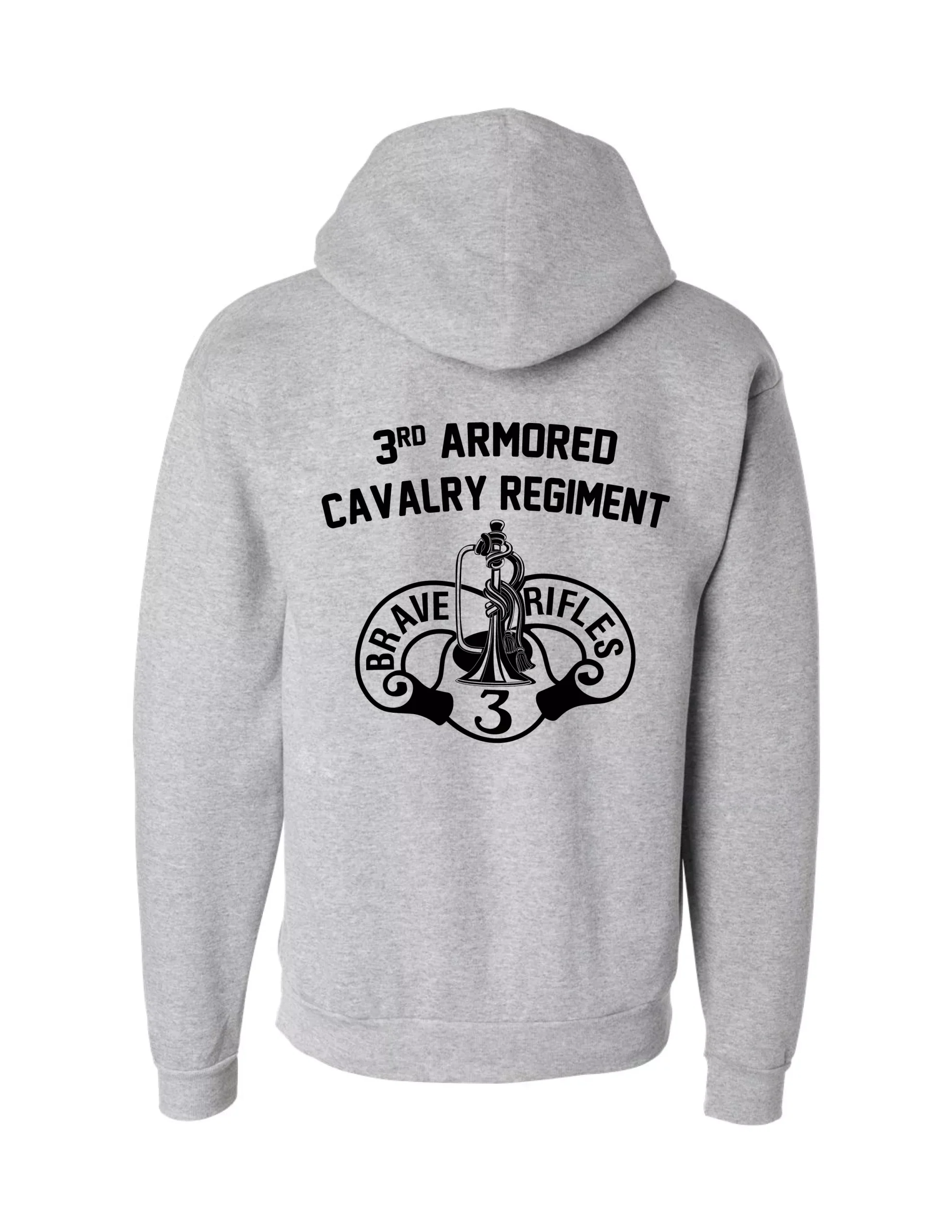 3rd Armored Calvary Regiment Hoodie (Gray)