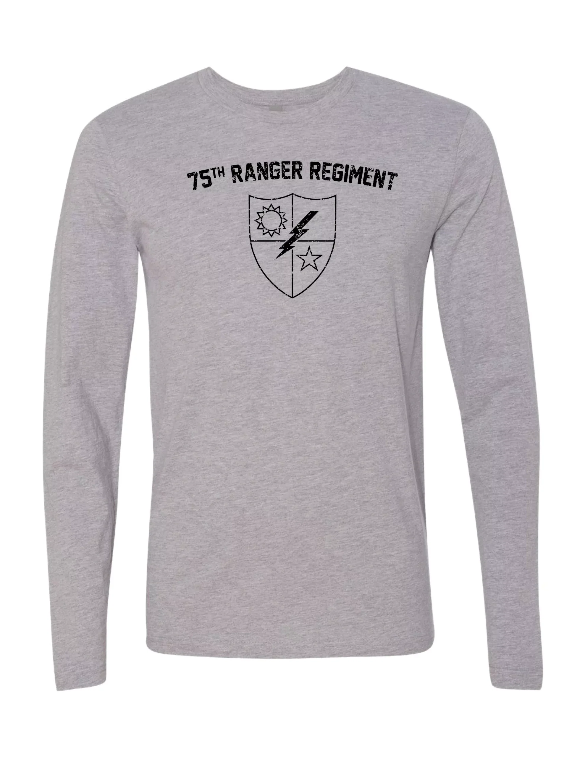 75th Ranger Regiment Long Sleeve T-Shirt (Gray)