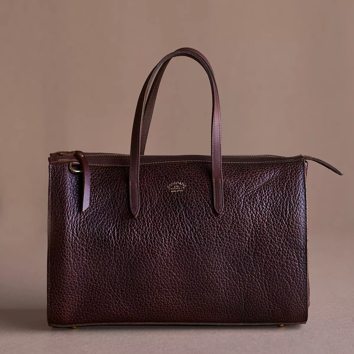 Adella Satchel No.600 | Horween Bison Brown
