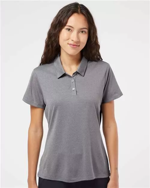 Adidas A241 Women's Heathered Polo With Custom Embroidery