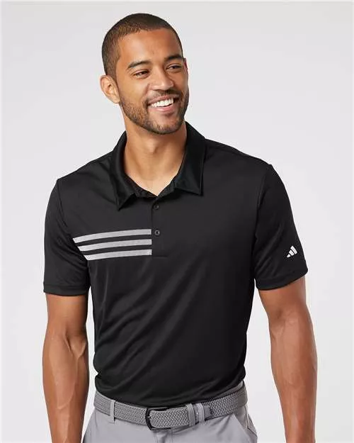 Adidas A324 3-Stripes Chest Polo With Custom Embroidery