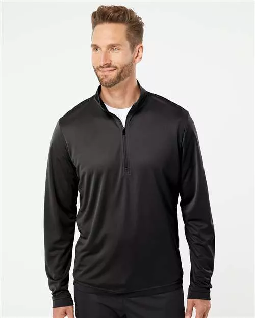 Adidas A401 Lightweight Quarter-Zip Pullover With Custom Embroidery
