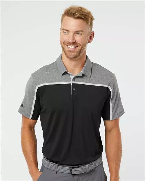 Adidas A512 Ultimate Colorblocked Polo With Custom Embroidery
