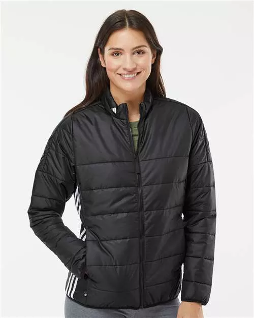 Adidas A571 Women's Puffer Jacket With Custom Embroidery