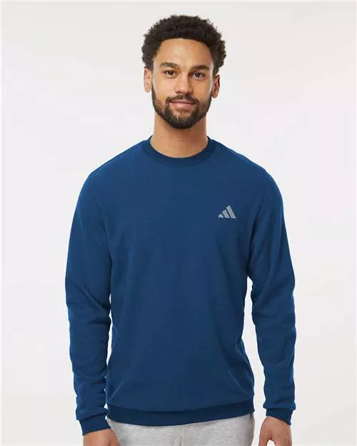 Adidas A586 Men's Terry Loop Crewneck Sweatshirt
