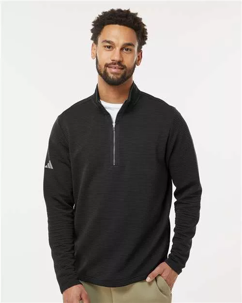 Adidas A588 Spacer Quarter-Zip Pullover With Custom Embroidery