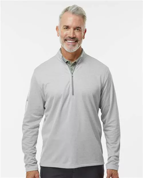 Adidas A593 Men's Space Dyed Quarter-Zip Pullover