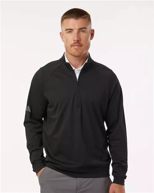 Adidas A598 Club Quarter-Zip Pullover With Custom Embroidery