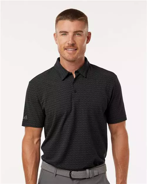 Adidas A702 Printed Blend Polo With Custom Embroidery