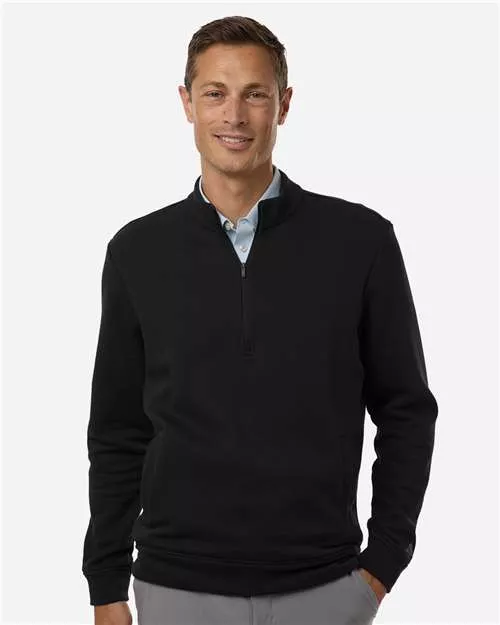 Adidas A721 Men's Elevated Fleece Quarter-Zip Pullover With Custom Embroidery