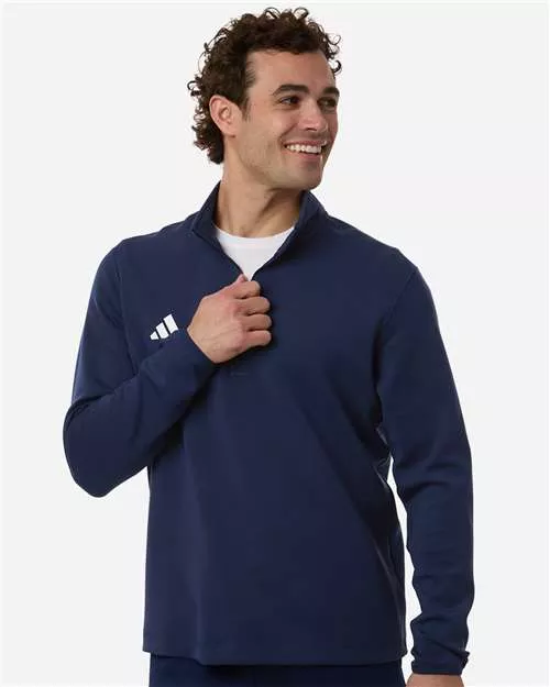 Adidas AT400 Men's 3-Stripes Quarter-Zip Pullover