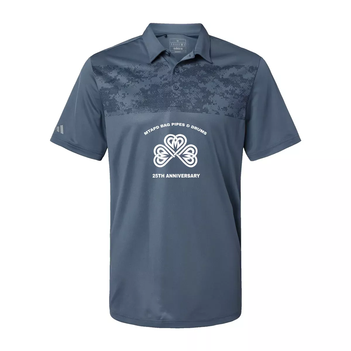 Adidas Camo Chest Print Polo A585, Screen Print