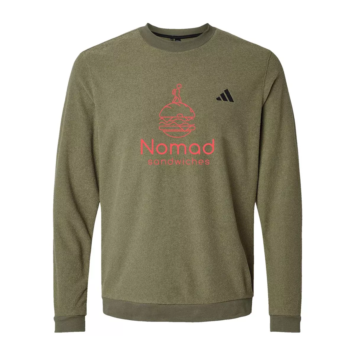 Adidas Crewneck Sweatshirt A586, Screen Print