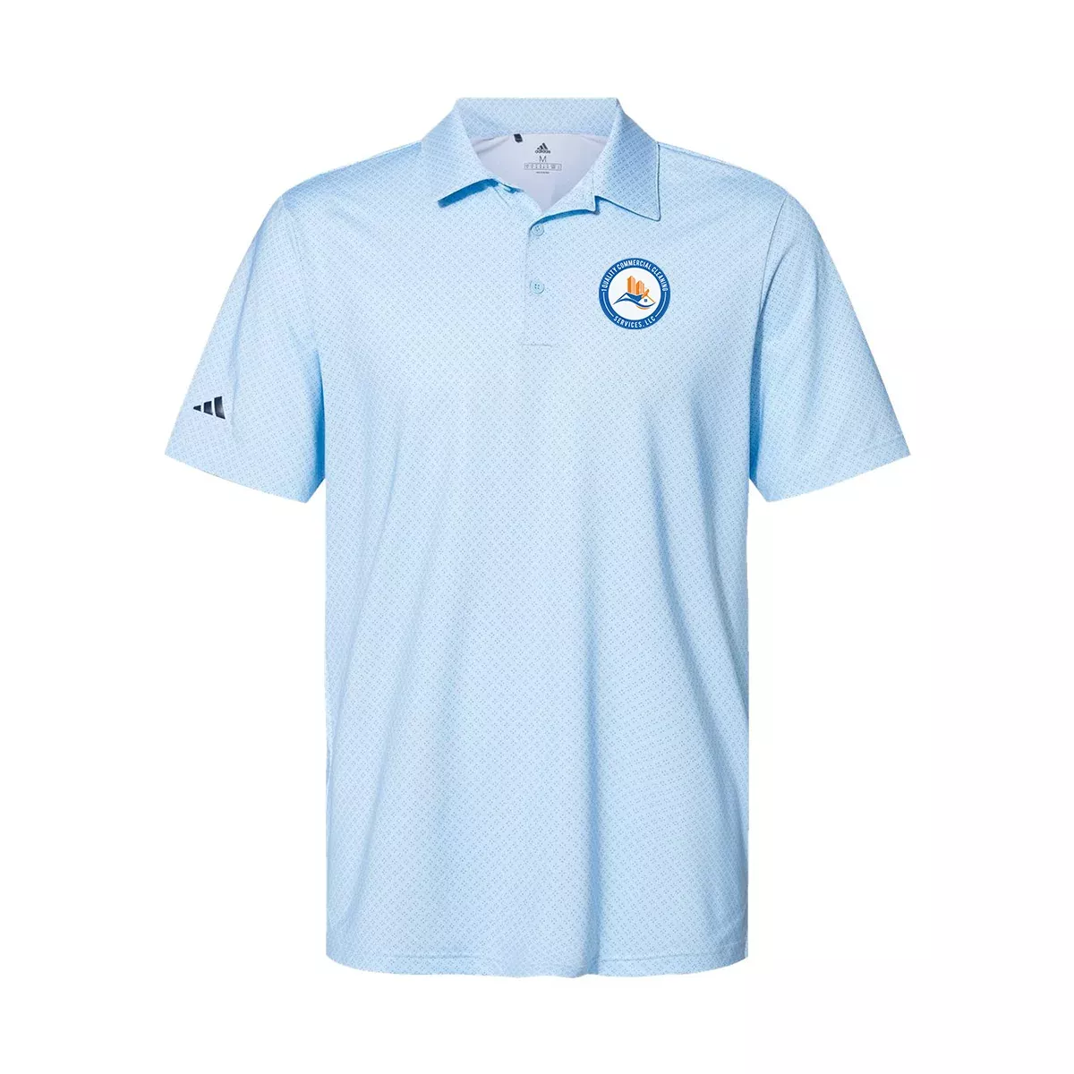Adidas Diamond Dot Print Polo A498, Screen Print