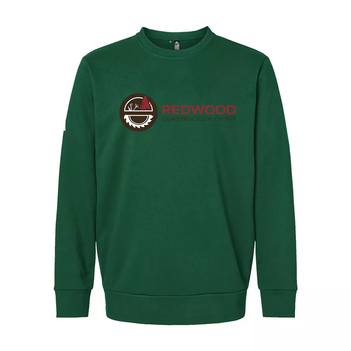 Adidas Fleece Crewneck Sweatshirt A434, Screen Print