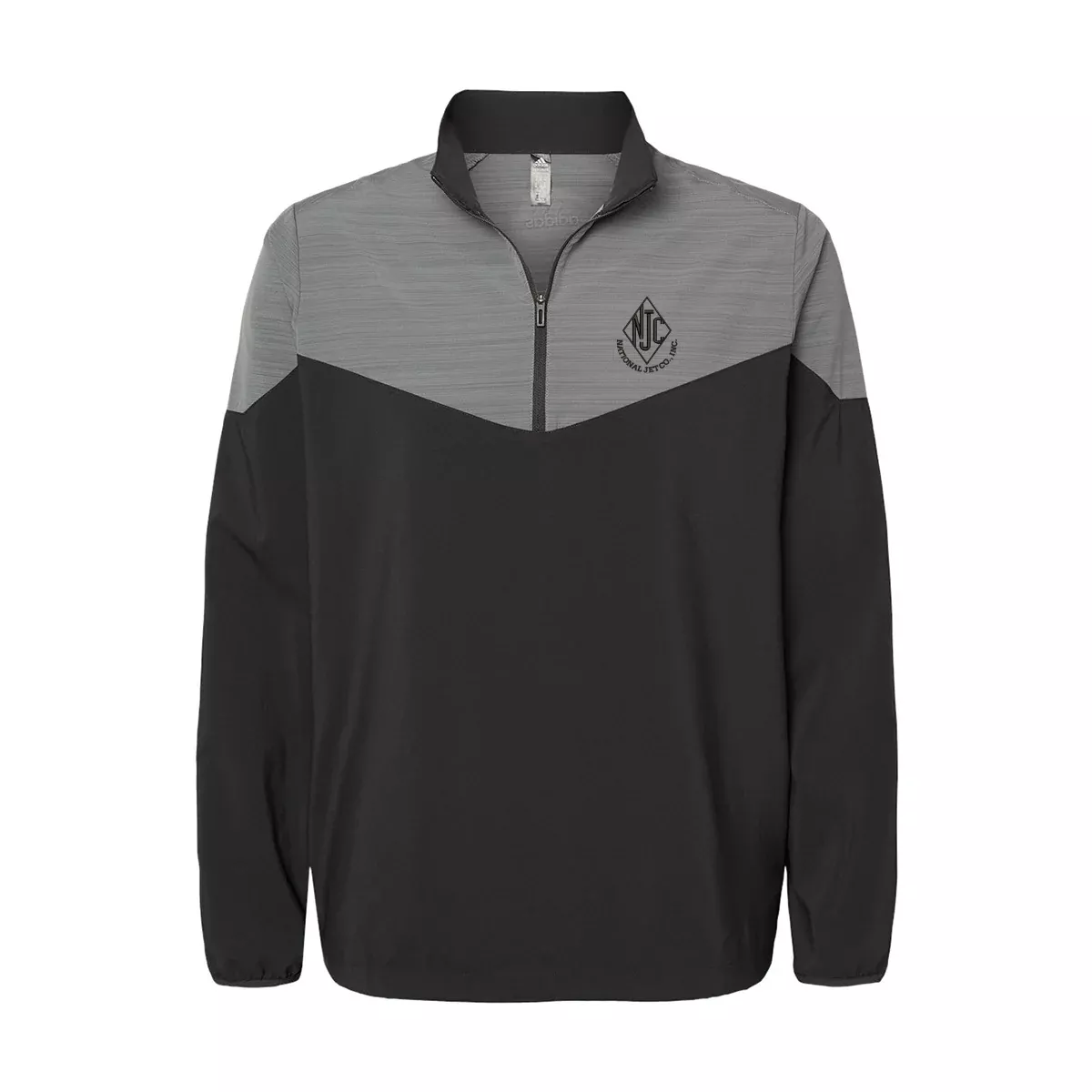 Adidas Heather Chevron Quarter-Zip Windshirt A546