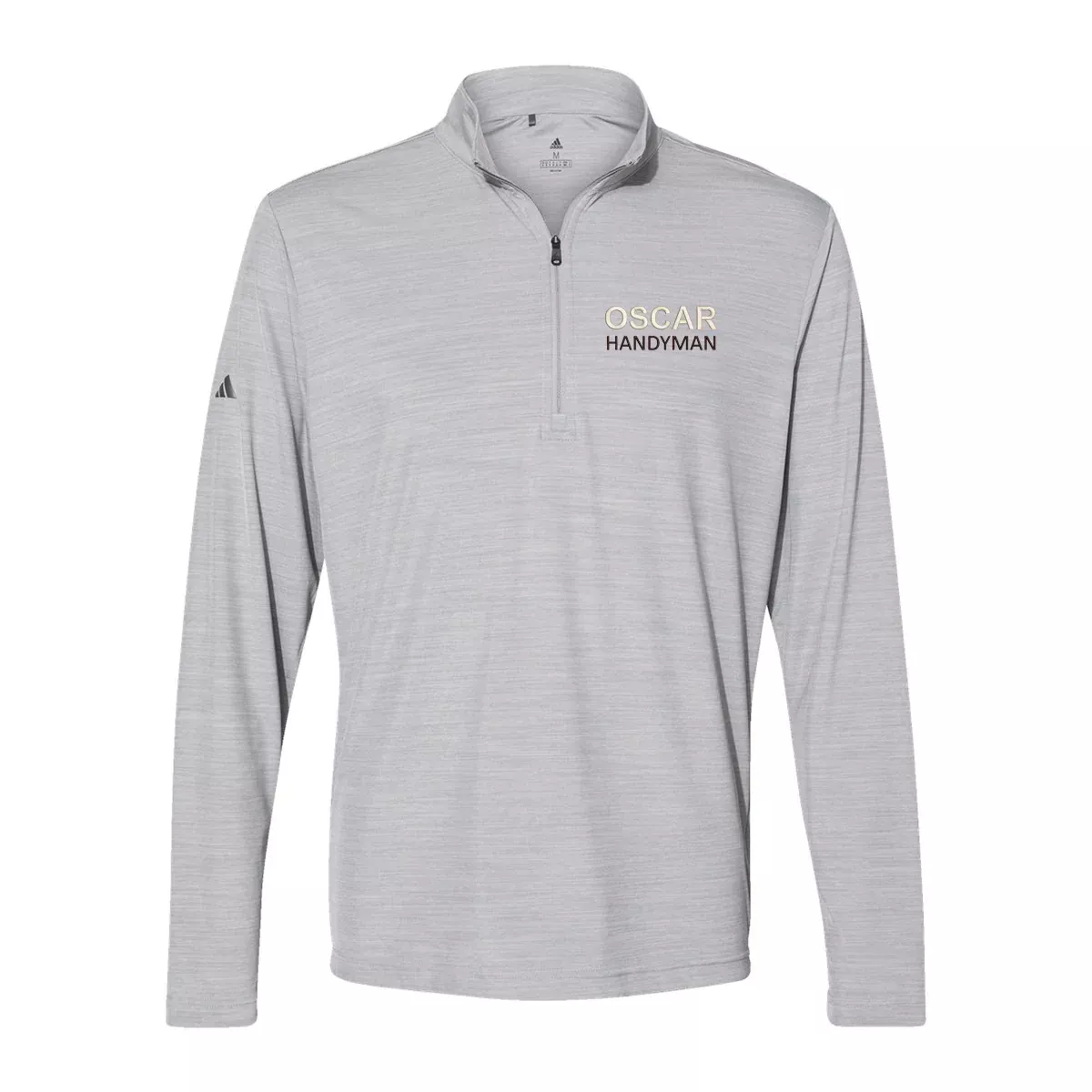 Adidas Lightweight Mélange Quarter-Zip Pullover A475