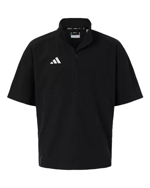 adidas - Men's Short Sleeve Quarter-Zip Pullover