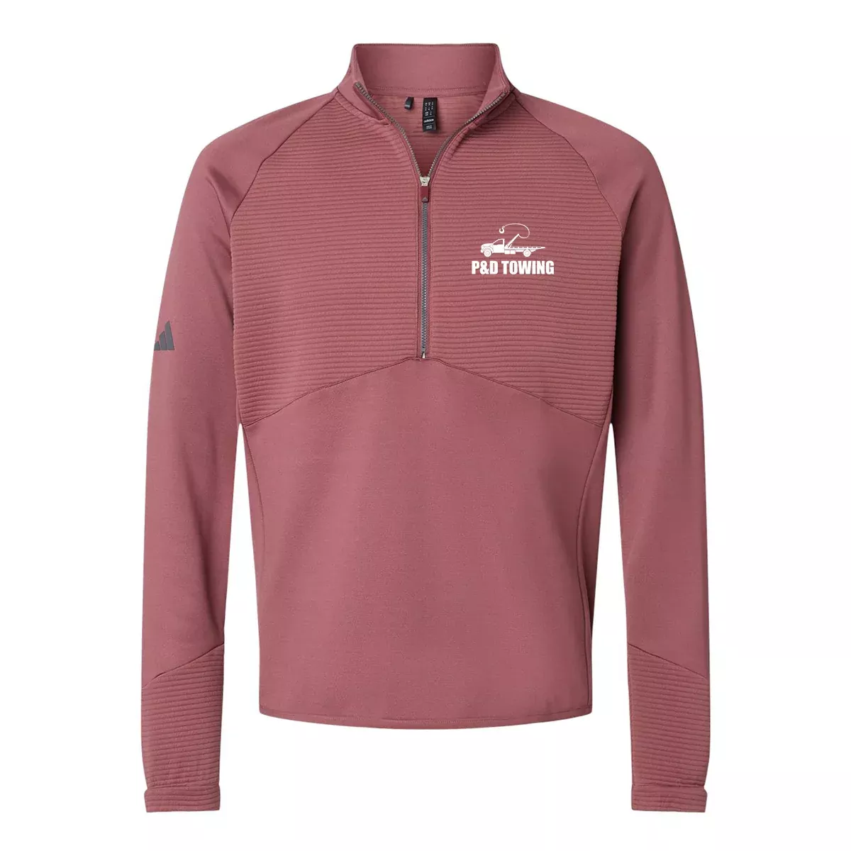 Adidas Quarter-Zip Pullover A587, Screen Print