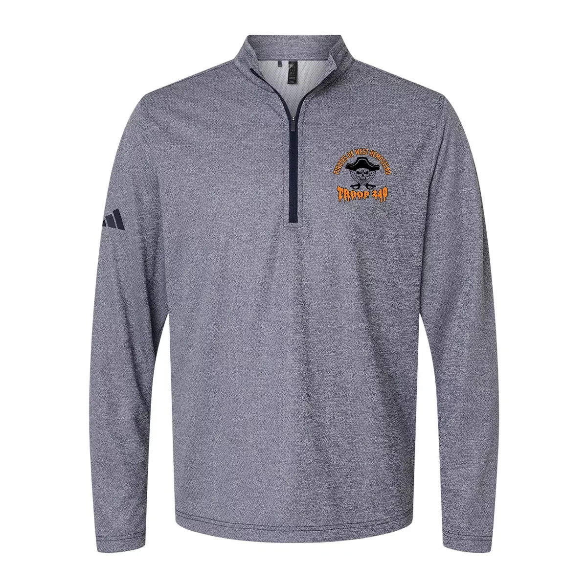 Adidas Space Dyed Quarter-Zip Pullover A593, Full Color