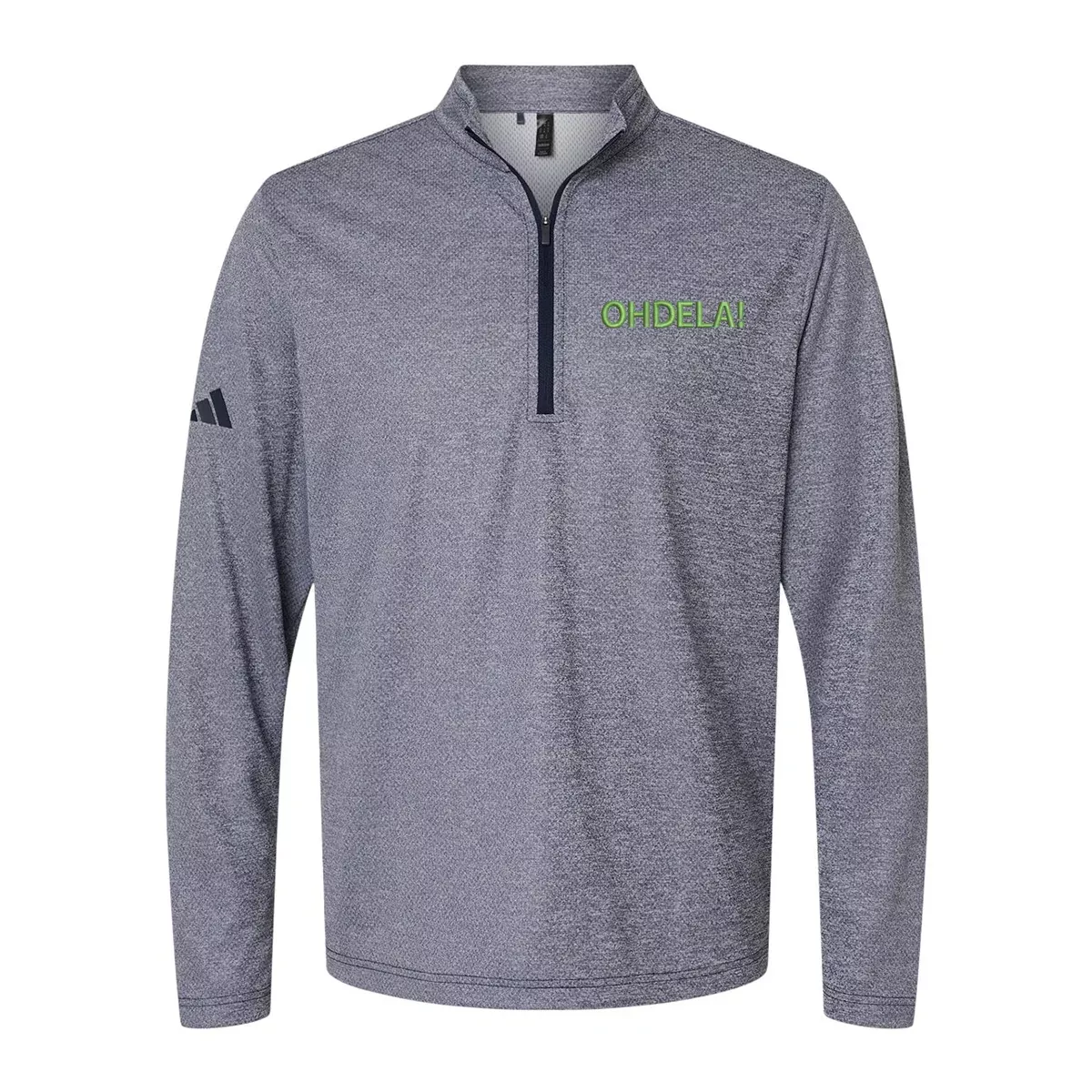Adidas Space Dyed Quarter-Zip Pullover A593