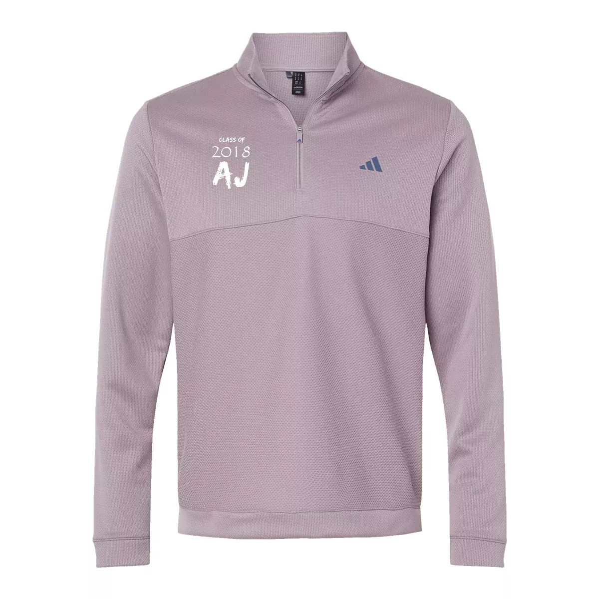 Adidas Ultimate365 Textured Quarter-Zip Pullover A2001, Screen Print