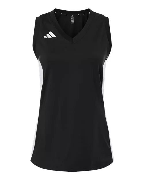 adidas - Women's Quickset V-Neck Sleeveless Jersey