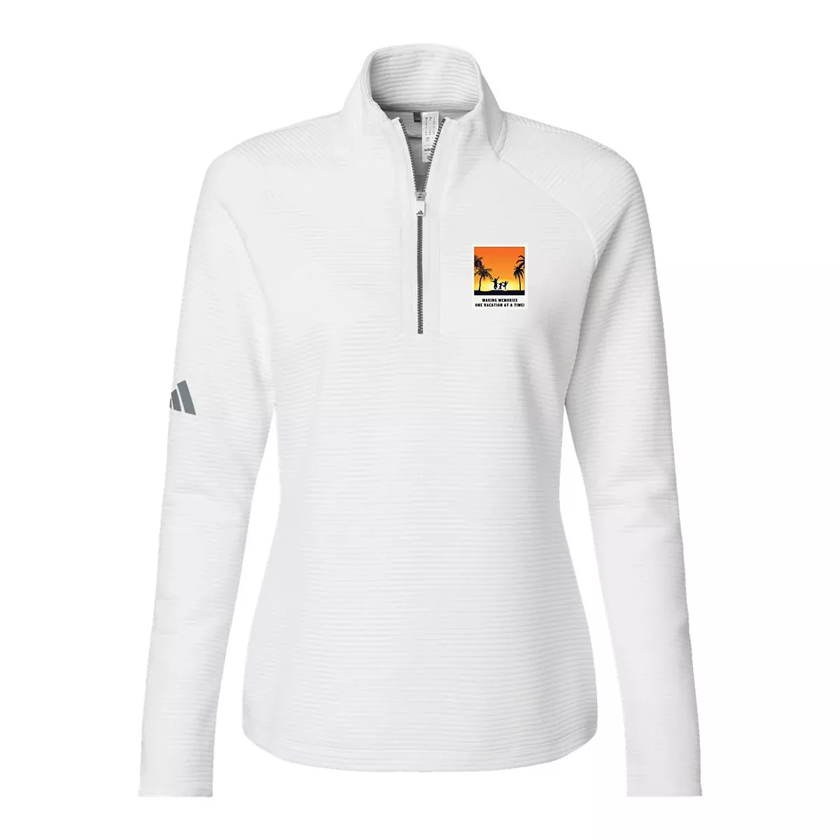 Adidas Women's Spacer Quarter-Zip Pullover A589, Full Color