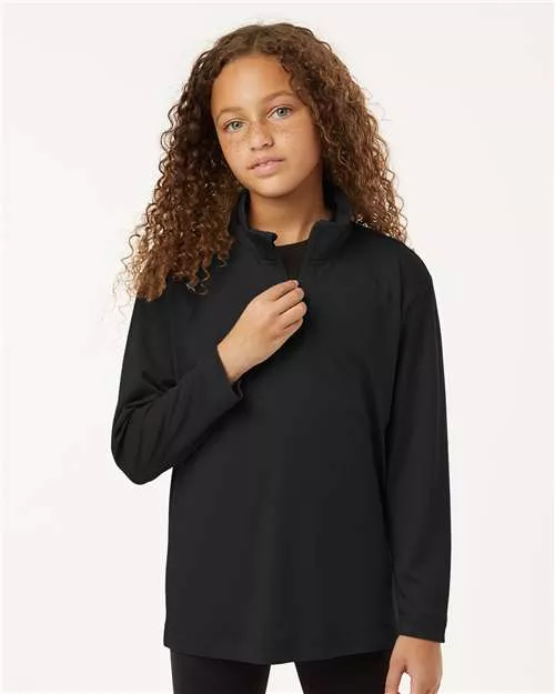 AllPro 41870Y Pro-Lock Youth Performance Quarter-Zip Pullover With Custom Embroidery