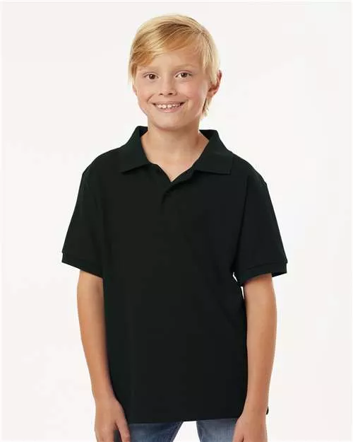 AllPro 62800Y Youth Pique Polo With Custom Embroidery