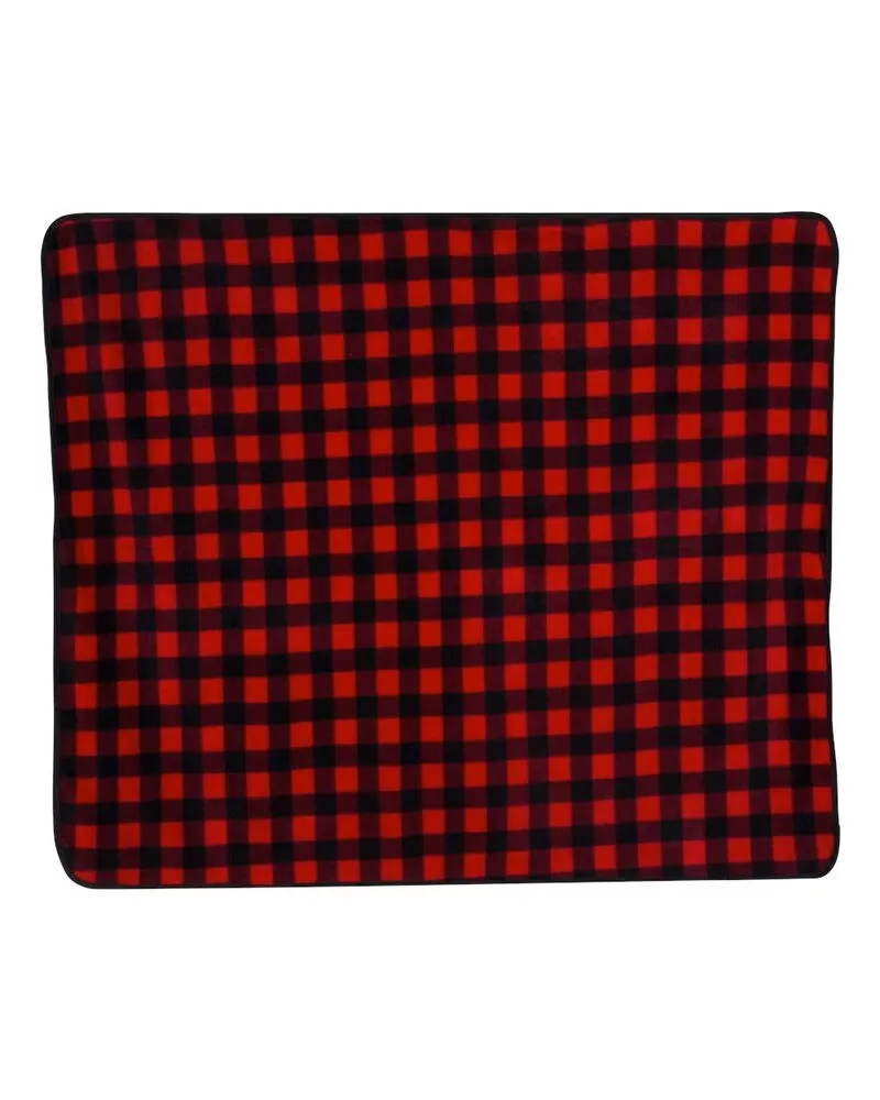 Alpine Fleece 8702 - Polyester/Nylon Patterned Picnic Blanket - Blackwatch