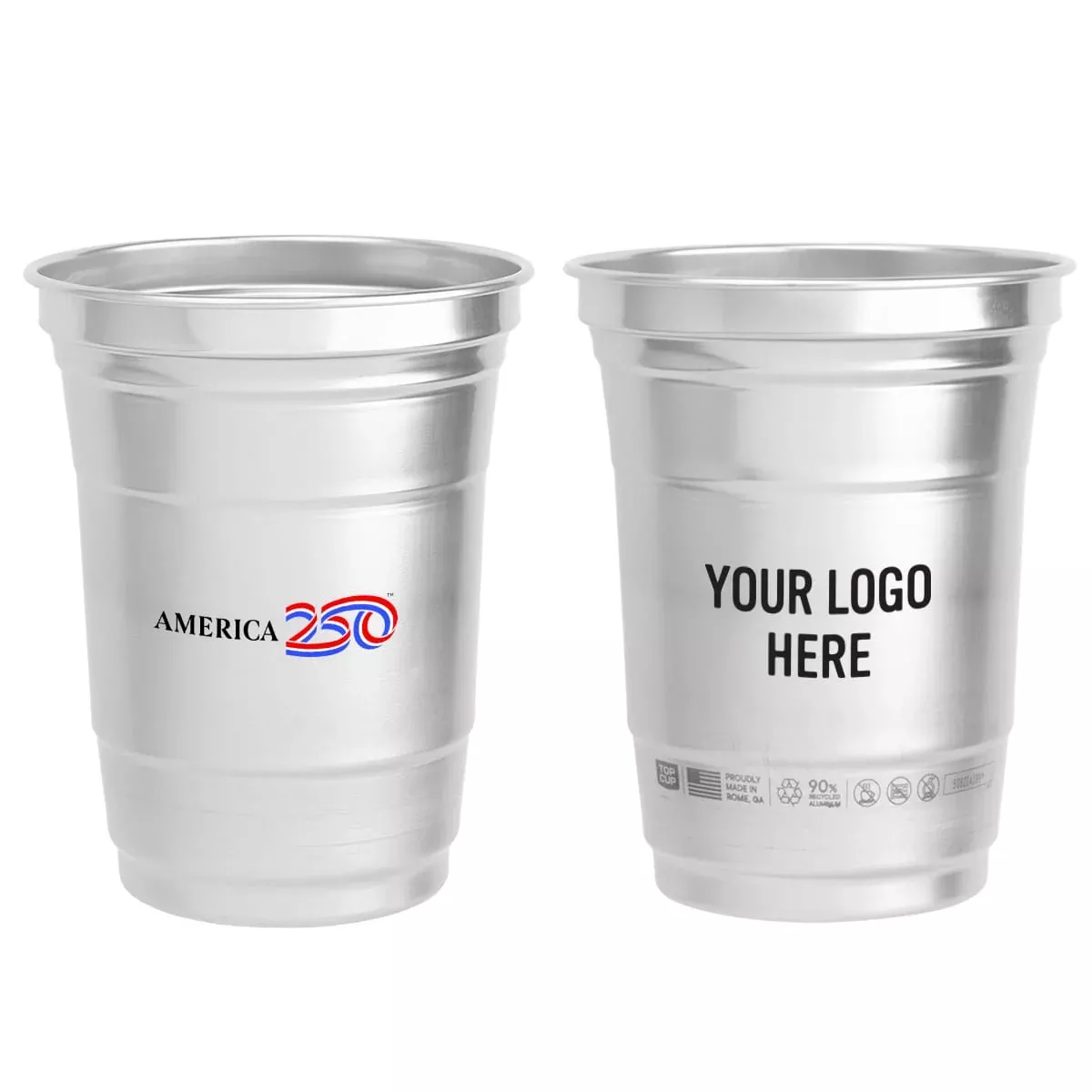 America250™ Top Cup by Ball™ Aluminum Cup 16oz