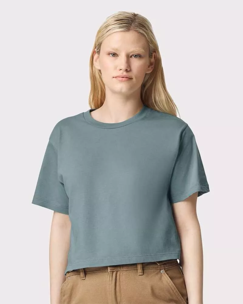American Apparel 102 - Women's Fine Jersey Boxy Tee - Arctic