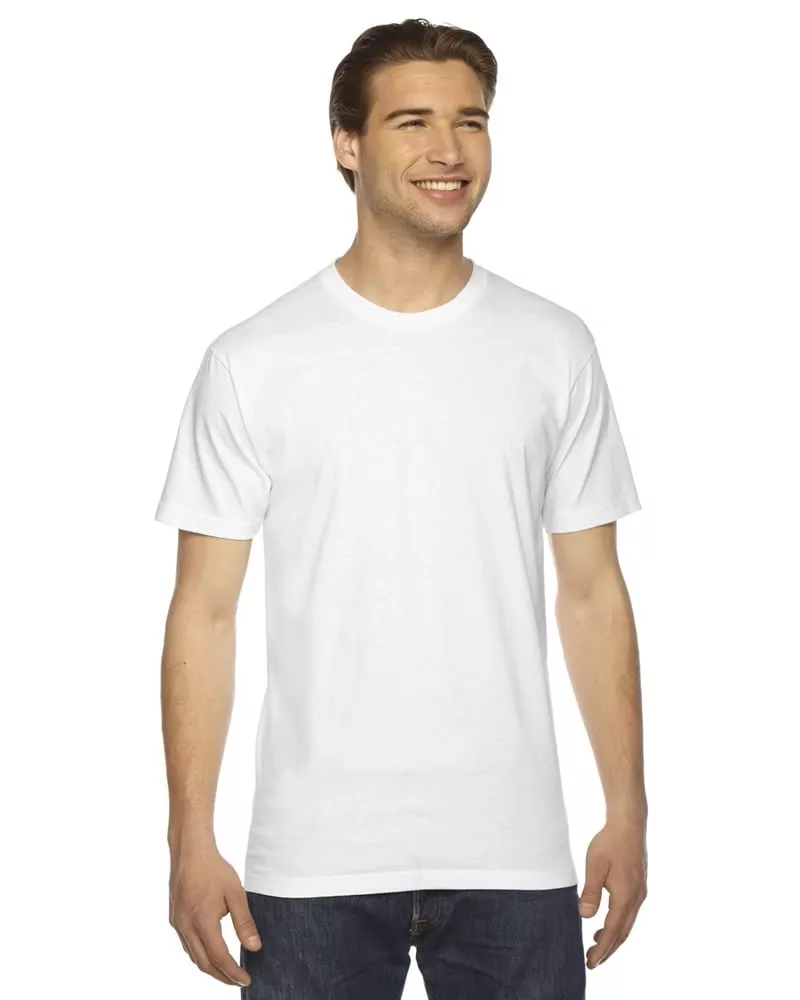 American Apparel 2001 - Unisex Fine Jersey Tee - White