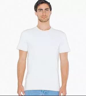 American Apparel 2001W - IMPORTED UNISEX FINE JERSEY TEE - Ash Grey