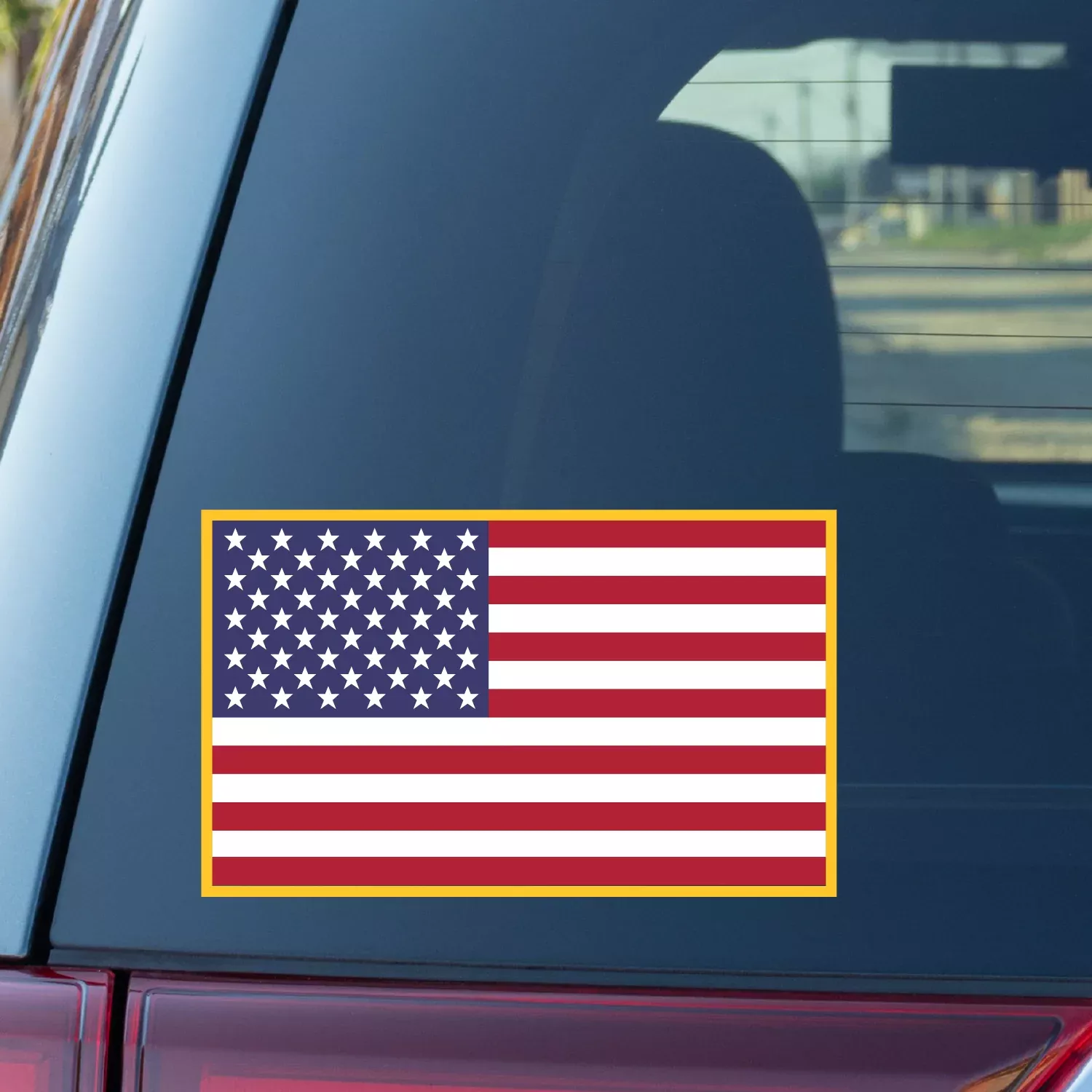 American Flag Patriotic Vinyl Decal
