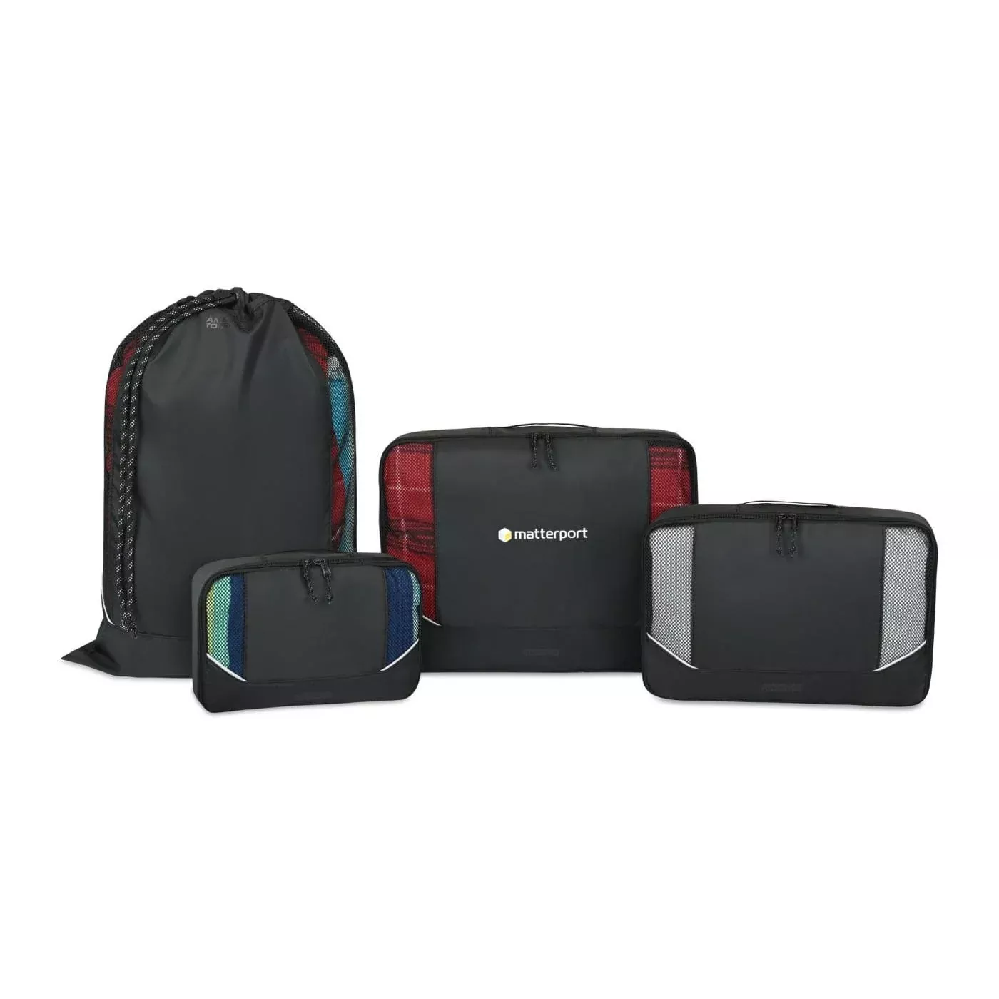 American Tourister - Zoom Turbo Recycled rPET 4 Piece Packing Cube Set
