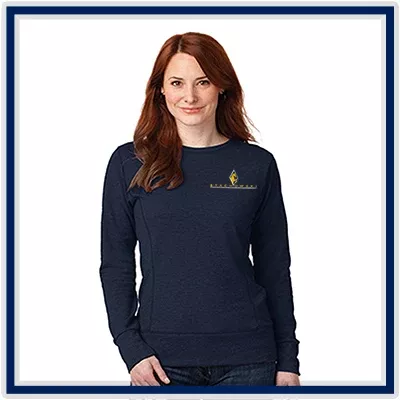 Anvil Ladies' French Terry Crewneck Sweatshirt
