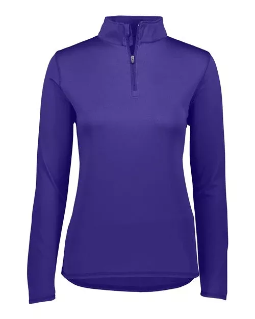 Augusta Sportswear 2787 - Women's Attain Color Secure Performance Quarter-Zip Pullover - Black