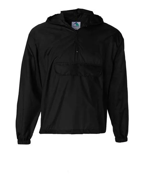 Augusta Sportswear 3130 Packable Half-Zip Hooded Pullover Jacket With Custom Embroidery