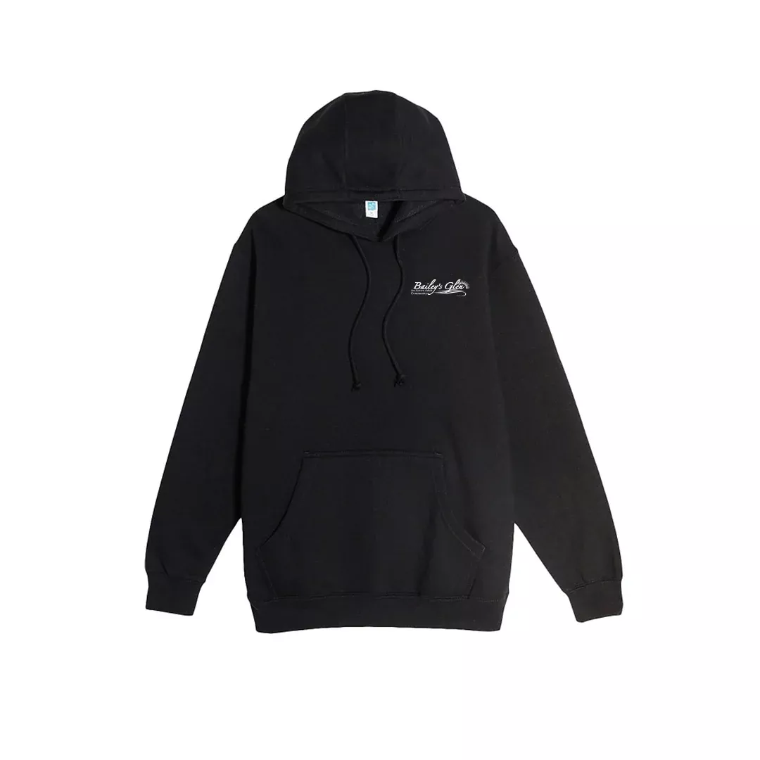 Bailey's Glen - Heavyweight Pullover Hoodie (Black)